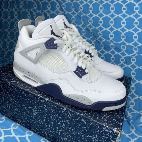 Air Jordan 4 Retro Midnight Navy - Size 10.5 men's - NEW w Air Jordan 4 Retro Midnight Navy - Size 10.5 men's - NEW w