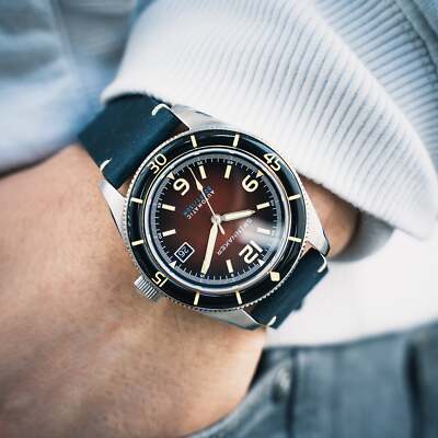 Pre-owned Spinnaker Fleuss Stainless Steel 43mm Japanese Automatic Wristwatch