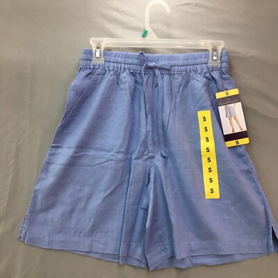 NWT Gloria Vanderbilt Blue Shorts Size S Missy Womens