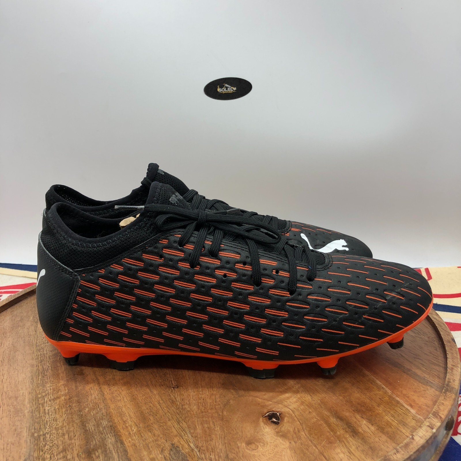 Red, White, and Black TF Artificial Turf Soccer Shoes - Get