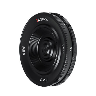 7artisans F6.3 Mark II MF Lens APS-C Lens 18mm fit For Nikon Sony Fujifilm M43