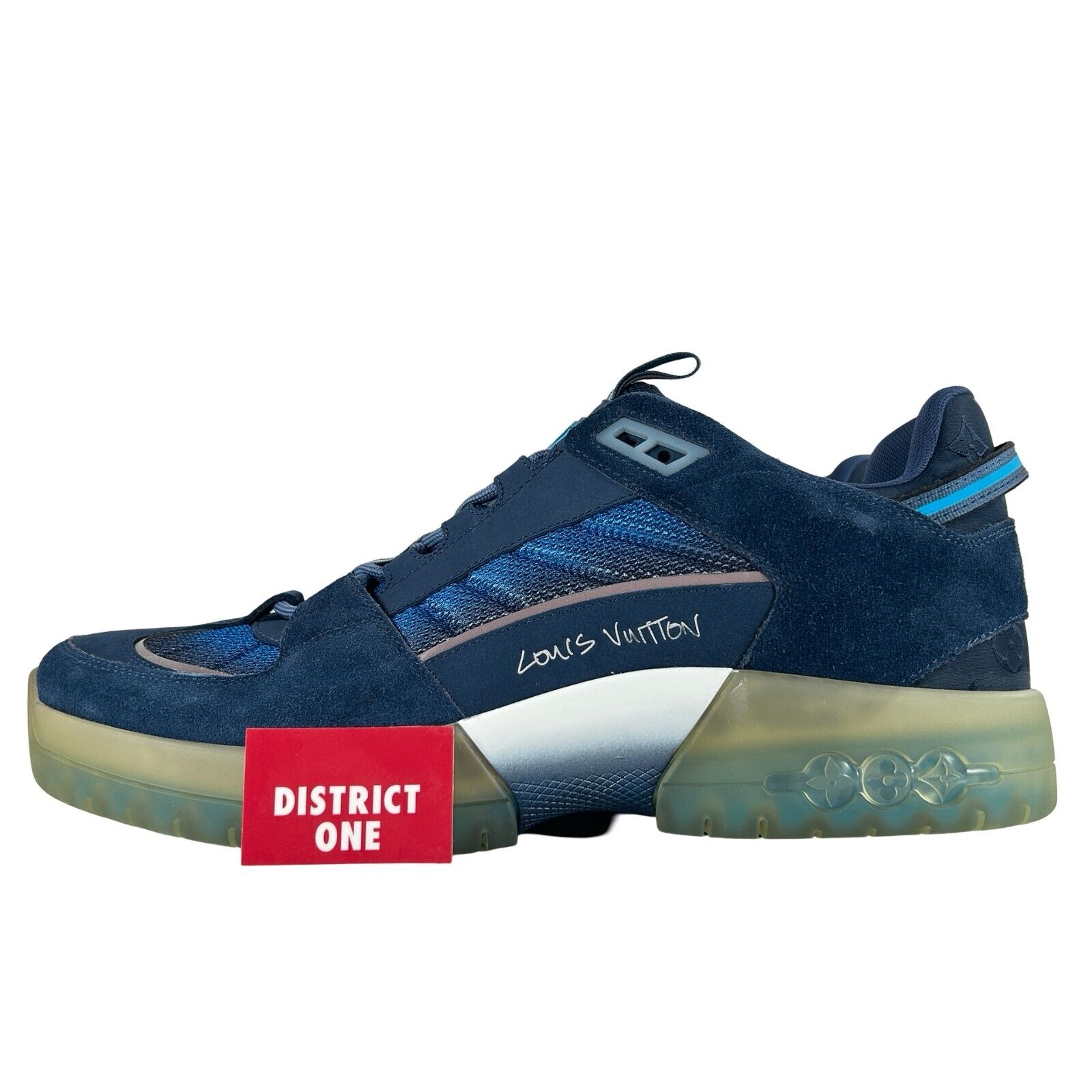 Lucien Clarke Louis Vuitton A View Sneaker Blue - Size LV Lucien Clarke Louis Vuitton A View Sneaker Blue - Size LV