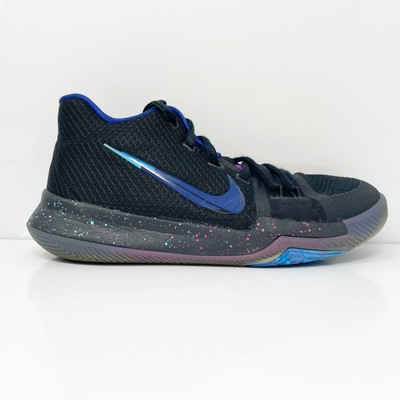 Nike Boys Kyrie 3 859466-003 Черные кроссовки для баскетбола Размер 4Y