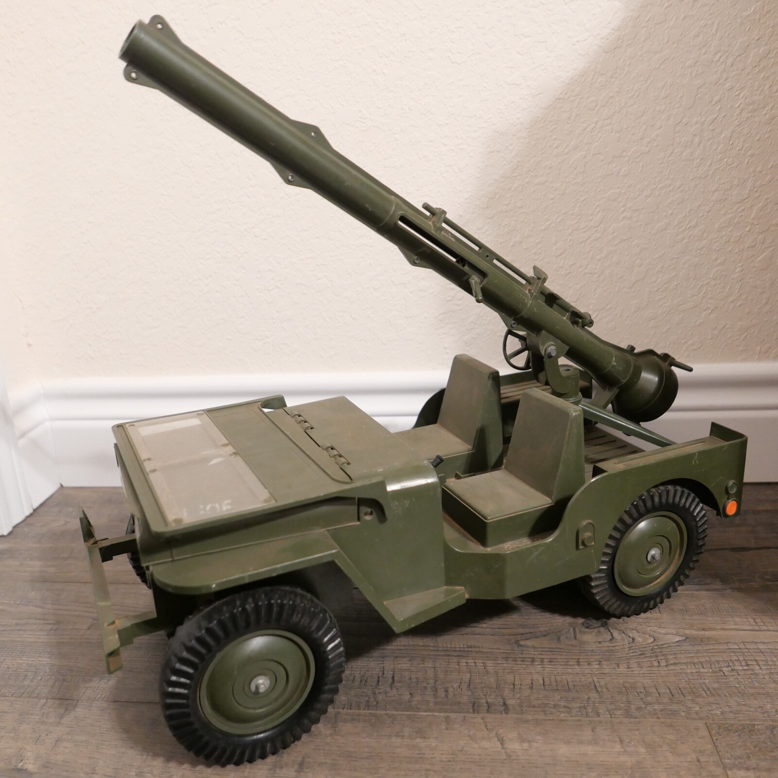 Vintage 1965 GI Joe Jeep 7000 Combat Set w/ Trailer HASBRO