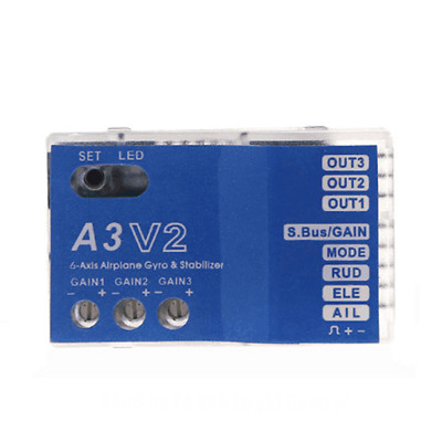 Mitoot A3Lite 3-Axis Gyro RC Fixed-Wing Airplane Flight Stabilization Controller