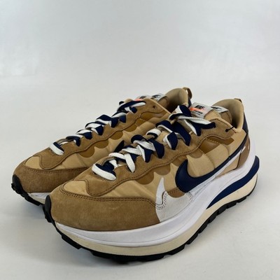 Nike Vaporwaffle Sacai Sesame Blue Void DD1875-200 Mens Size 12 Tan Sneakers