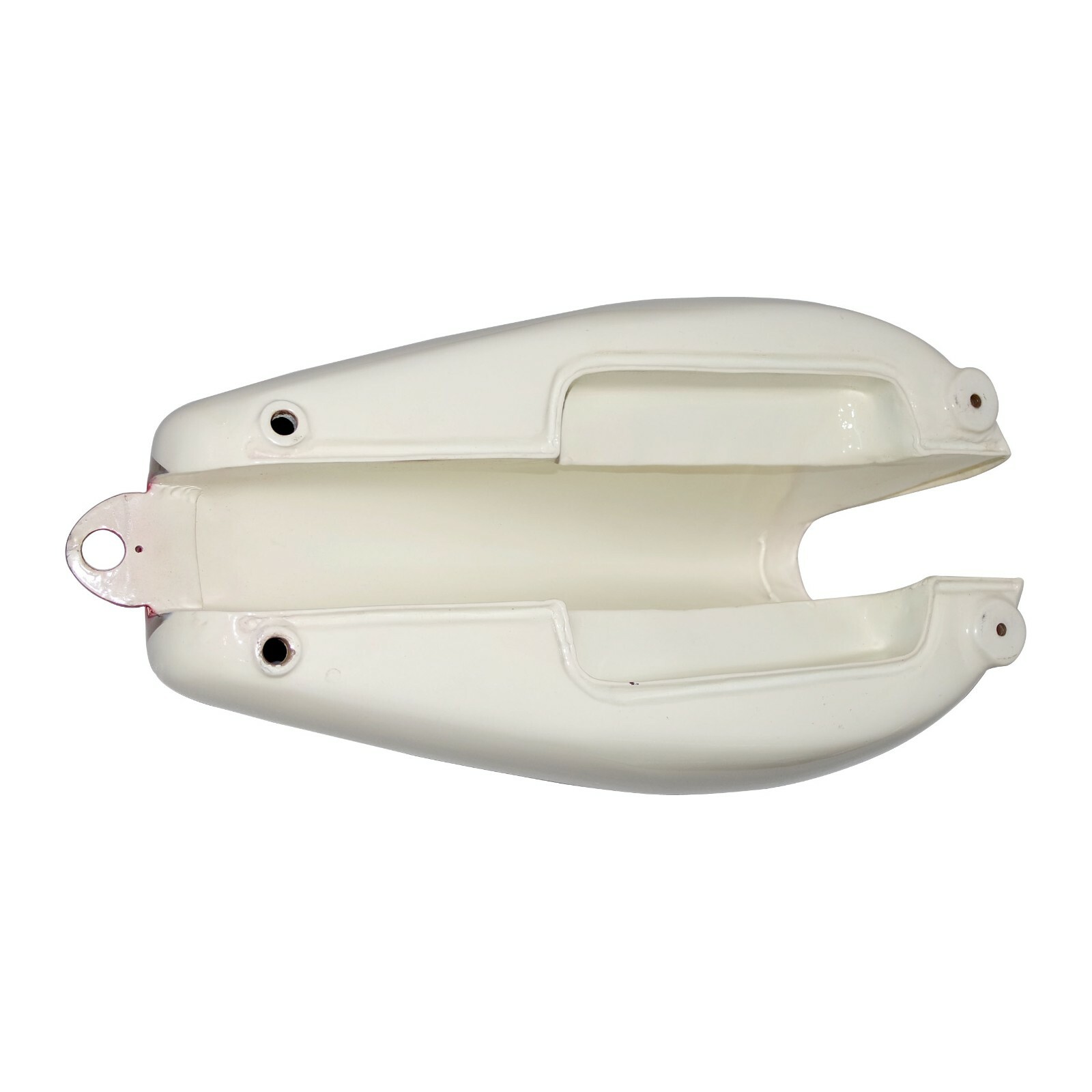 Fits Triumph T120R TR6 650cc White Red Stripe Petrol Gas Fuel Tank  