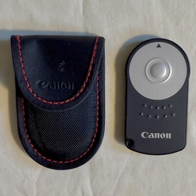Canon RC-6 Infrared Camera Remote Shutter Release EOS Rebel More Used With Pouch