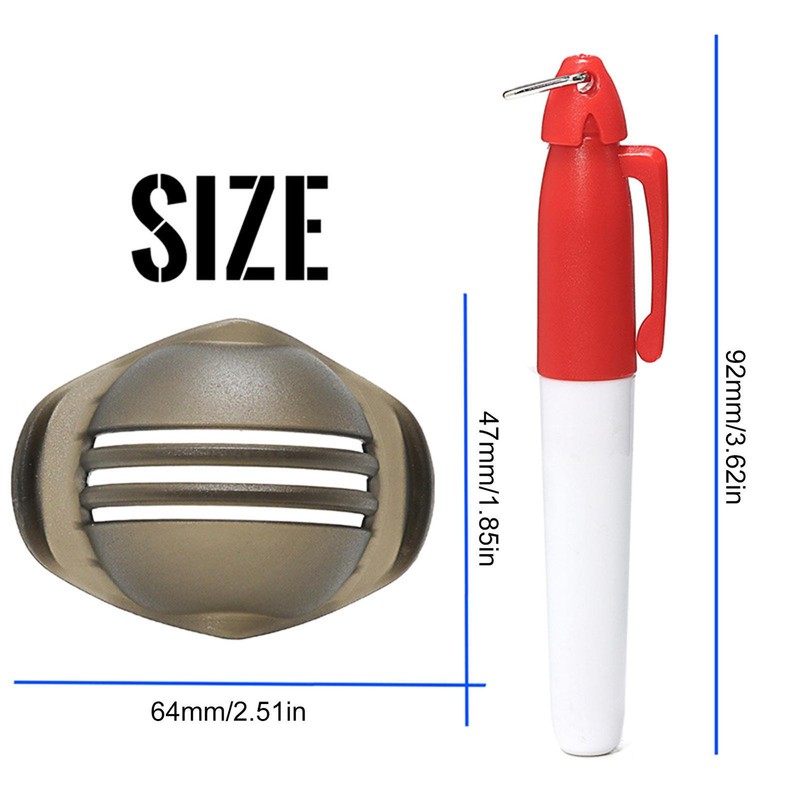 Golf Ball Marker Tool Golf Ball Line Marker Tool With 2 Color Markers gently