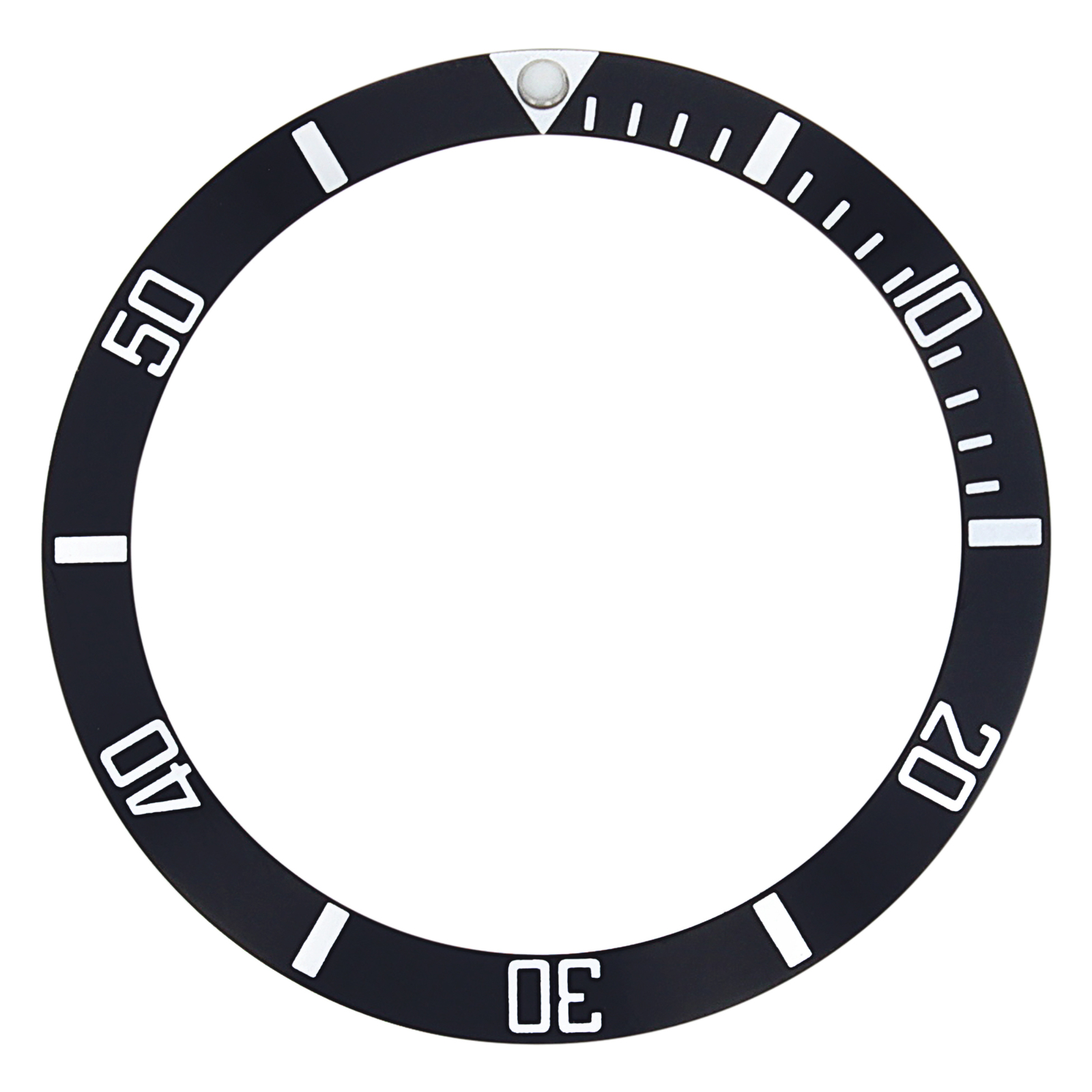 BEZEL INSERT FOR OMEGA SEAMASTER PROFESSIONAL 200M 396.1041 BLACK 37MM X 31MM