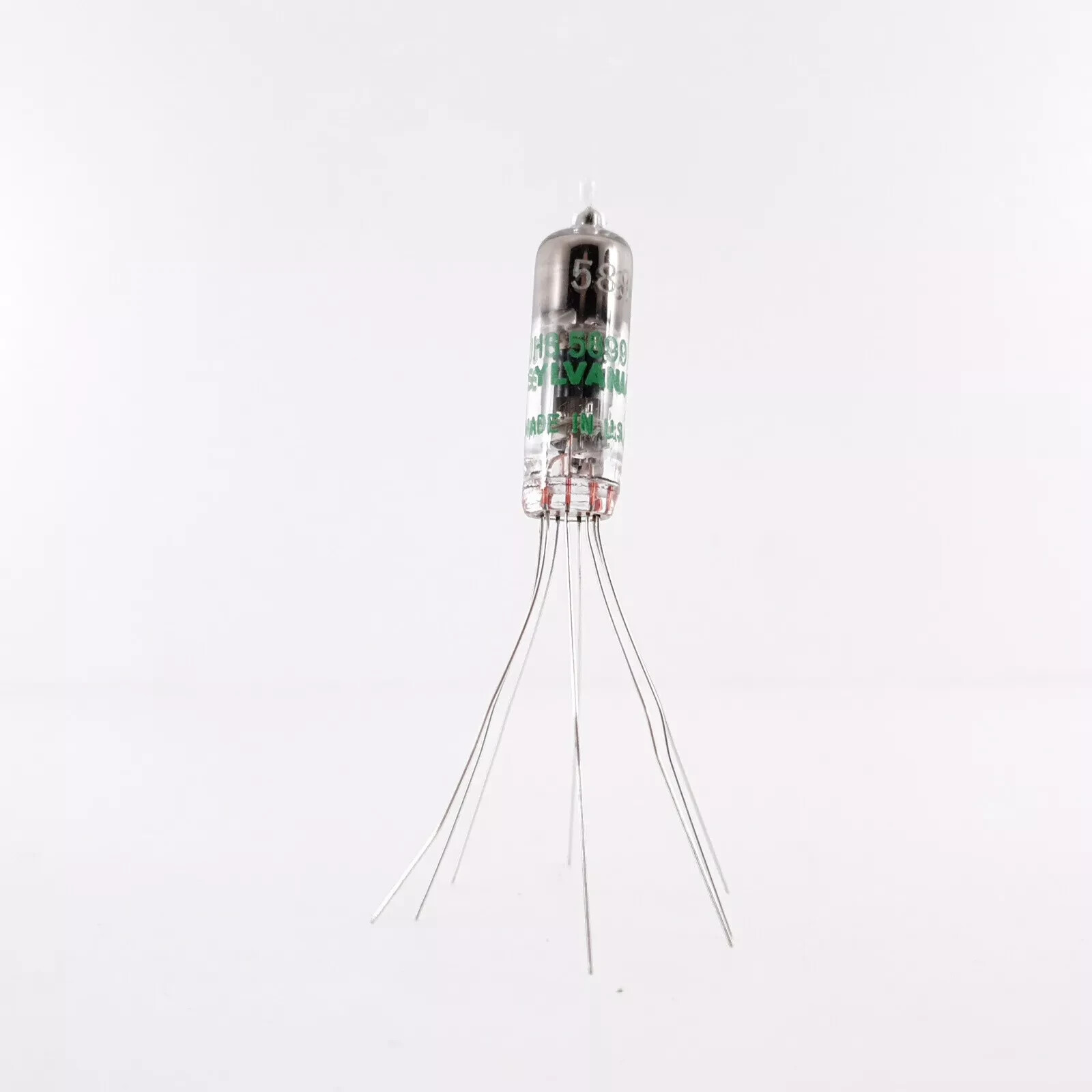 1 X JHS 5899 / CV477 SYLVANIA TUBE. NOS. BLACK PLATES. 4. CH57 1 X JHS 5899 / CV477 SYLVANIA TUBE. NOS. BLACK PLATES. 4. CH57