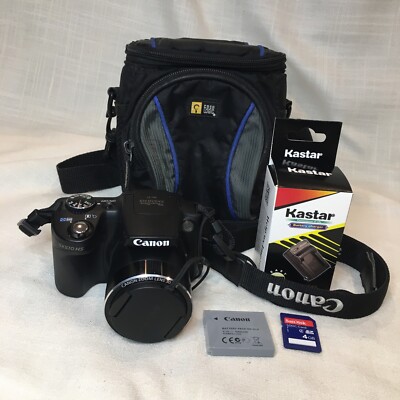 Canon PowerShot SX510 HS Digital Camera  12.1MP 30X Optical Zoom w/ Battery Card