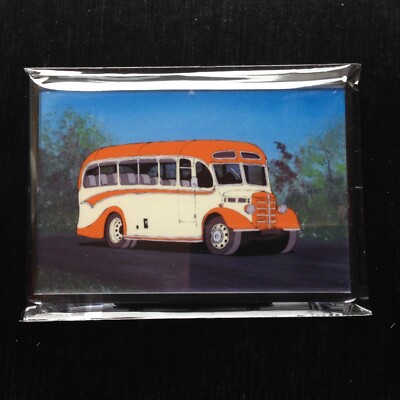 Bedford OB Coach  bus Fridge magnet
