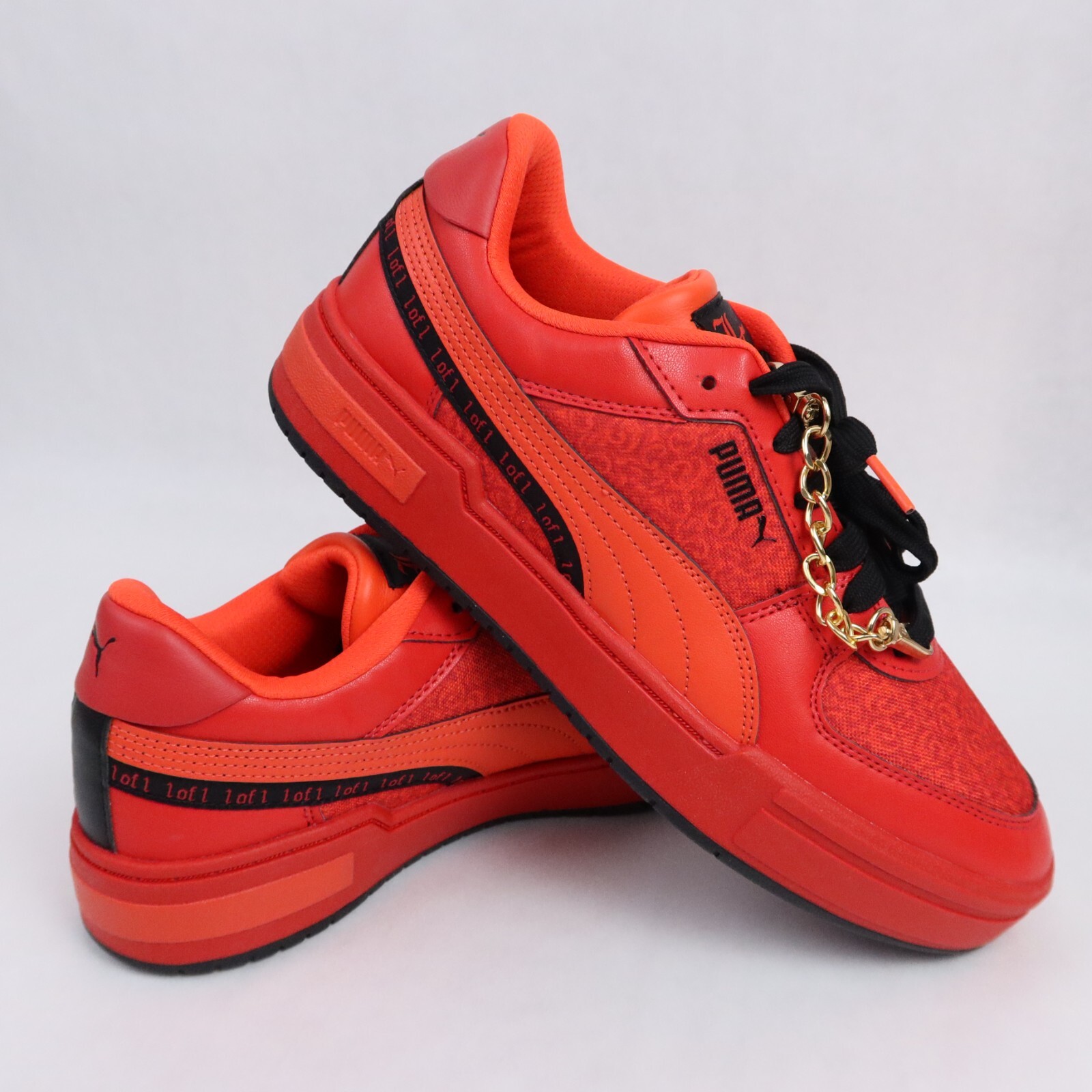 シューズ(男性用) PUMA LaFerrari Puma LaMelo Puma X LaMelo Ball LaFrance Shoes Men's 10.5 Red Sneakers CA