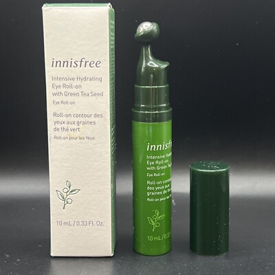 Innisfree Green Tea Seed Eye Face Roll On~ Intensive Hydrating ~ 0.33oz 10ml NIB