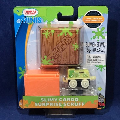 SLIMY CARGO SURPRISE SCRUFF Thomas & Friends Train MINIS Slime GLOW-IN-THE-DARK