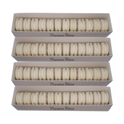 24 Vanilla French Macaron Cookies Value Pack of 2 (48 macarons total)
