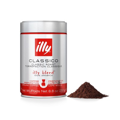 Illy Ground Coffee Drip Classico Medium Roast  8.8 Oz  Classico  Drip Coffee