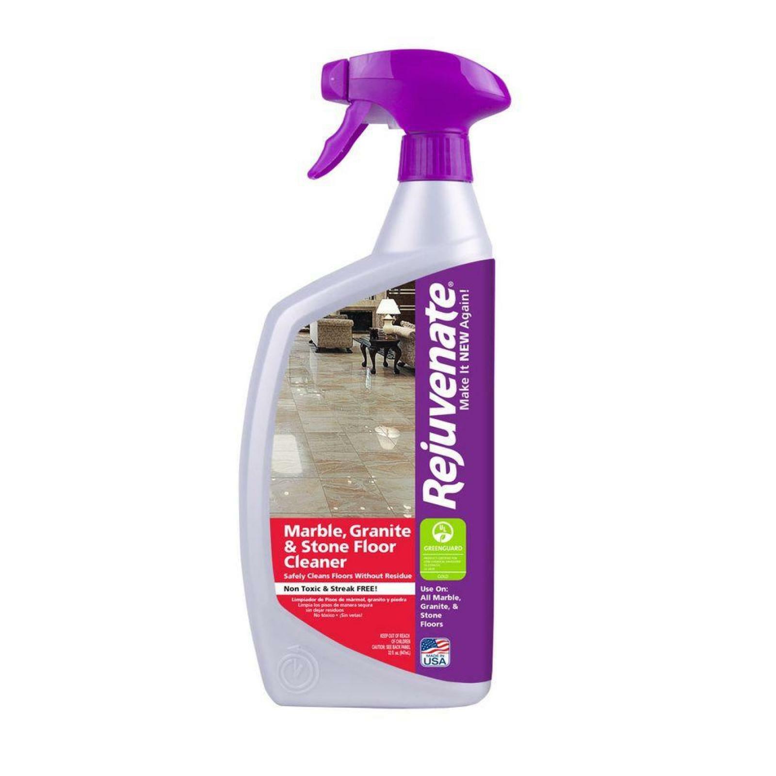 REJUVENATE Marble Granite Stone Floor Cleaner Shine Stain Remover Spray