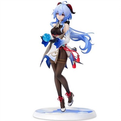 PQKL-party Genshiin Impacct Figure, Ganyu Figure, 23cm PVC Anime Figure
