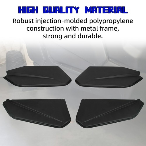 Front & Rear Lower Door Panels Inserts Kit For 2017-2024 Can Am Maverick X3 Max
