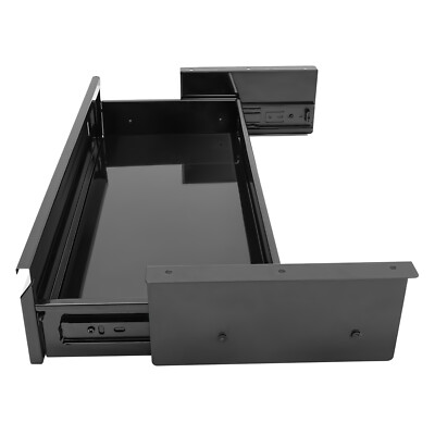 22  Black Space Saver Sliding Under Desk Storage Drawer Pull-out Drawer