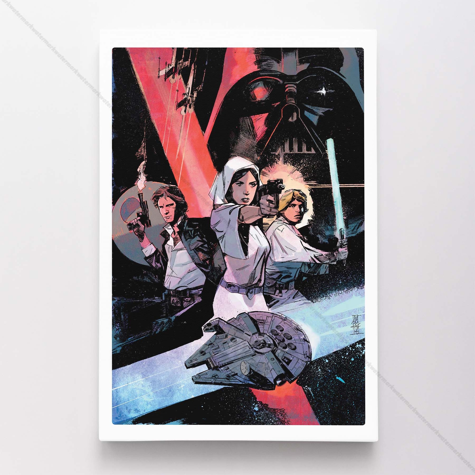 Star Wars Poster Canvas Movie Comic Art Print #108