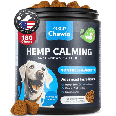 Calming Chews for Dogs   Duck Flavor   Canine Supplement for A...