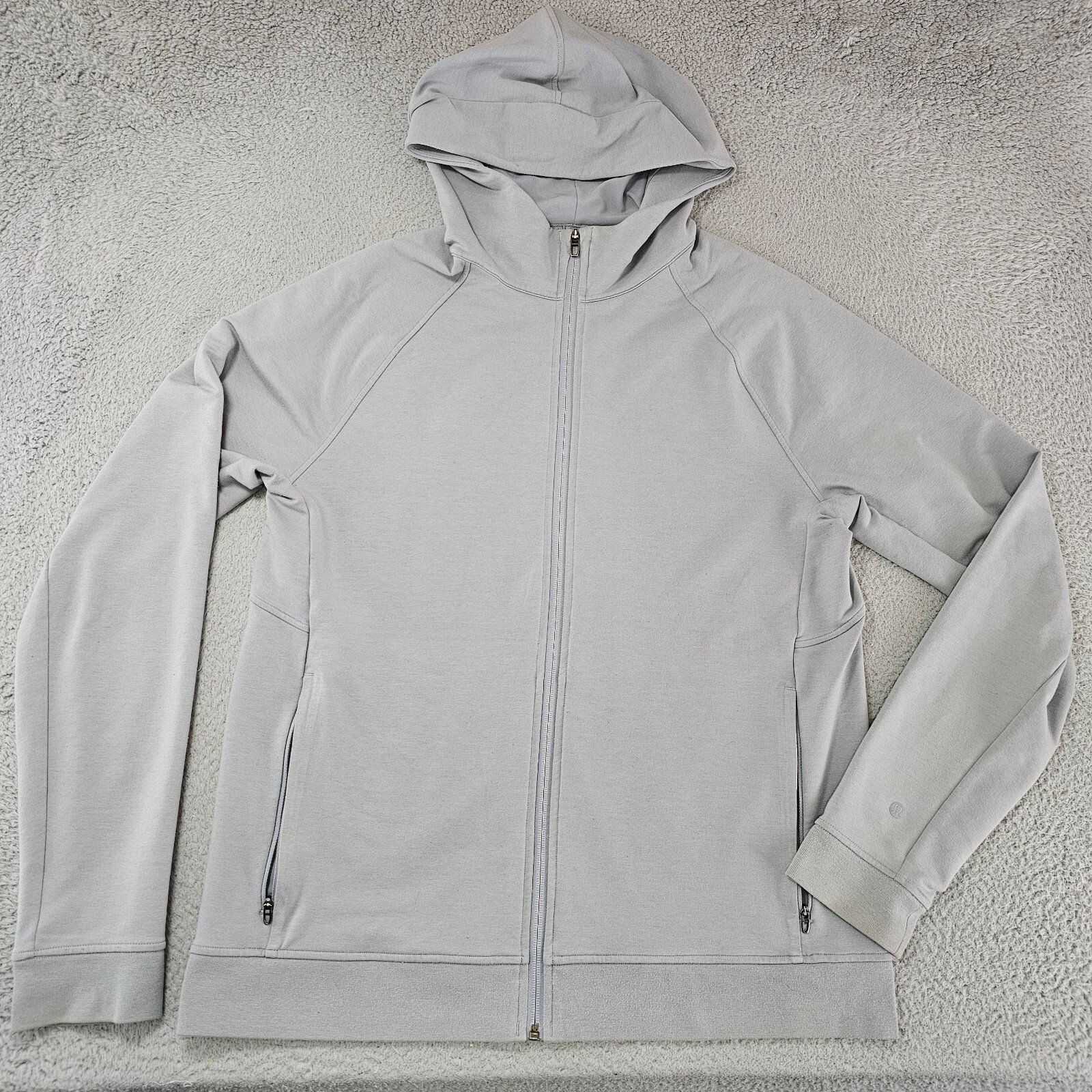 Lululemon City Sweat Full Zip Hoodie Men's Large Grey