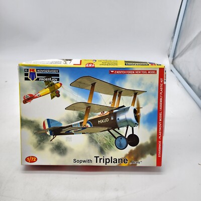 KP Models 1/72 Sopwith Triplane ''Aces'' Plastic Kit KPM0183 New Open Box