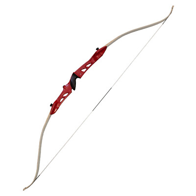 SAS Explorer Metal Riser Takedown Recurve Bow Red Riser 66" 
