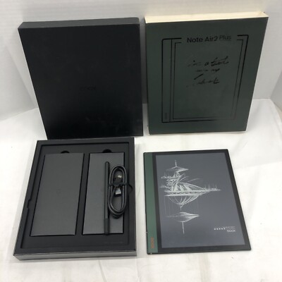 BOOX Note Air2 Plus 10.3'' eReader Tablet Android 11 Front Light 64 GB G-Sensor
