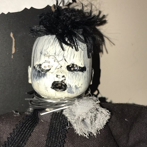 Juke Creepy Goth  Ooak Horror Baby Doll