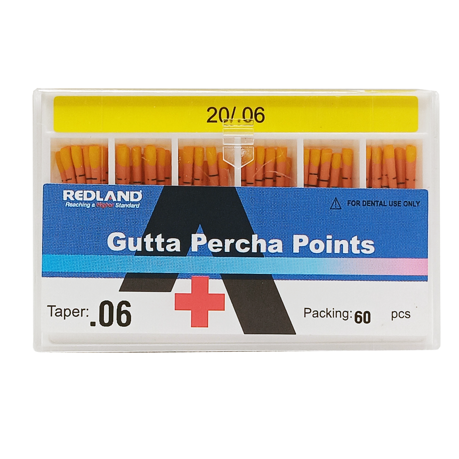 REDLAND MM Marked Endodontic Gutta Percha Point .02/.04/.06 Taper All Size 15-40