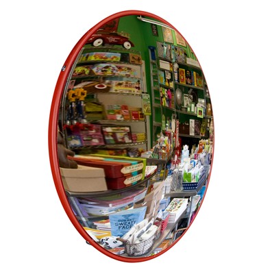 Traffic Convex PC Mirror Wide Angle Blind Spot Corner Road Parking Safety 23 18''