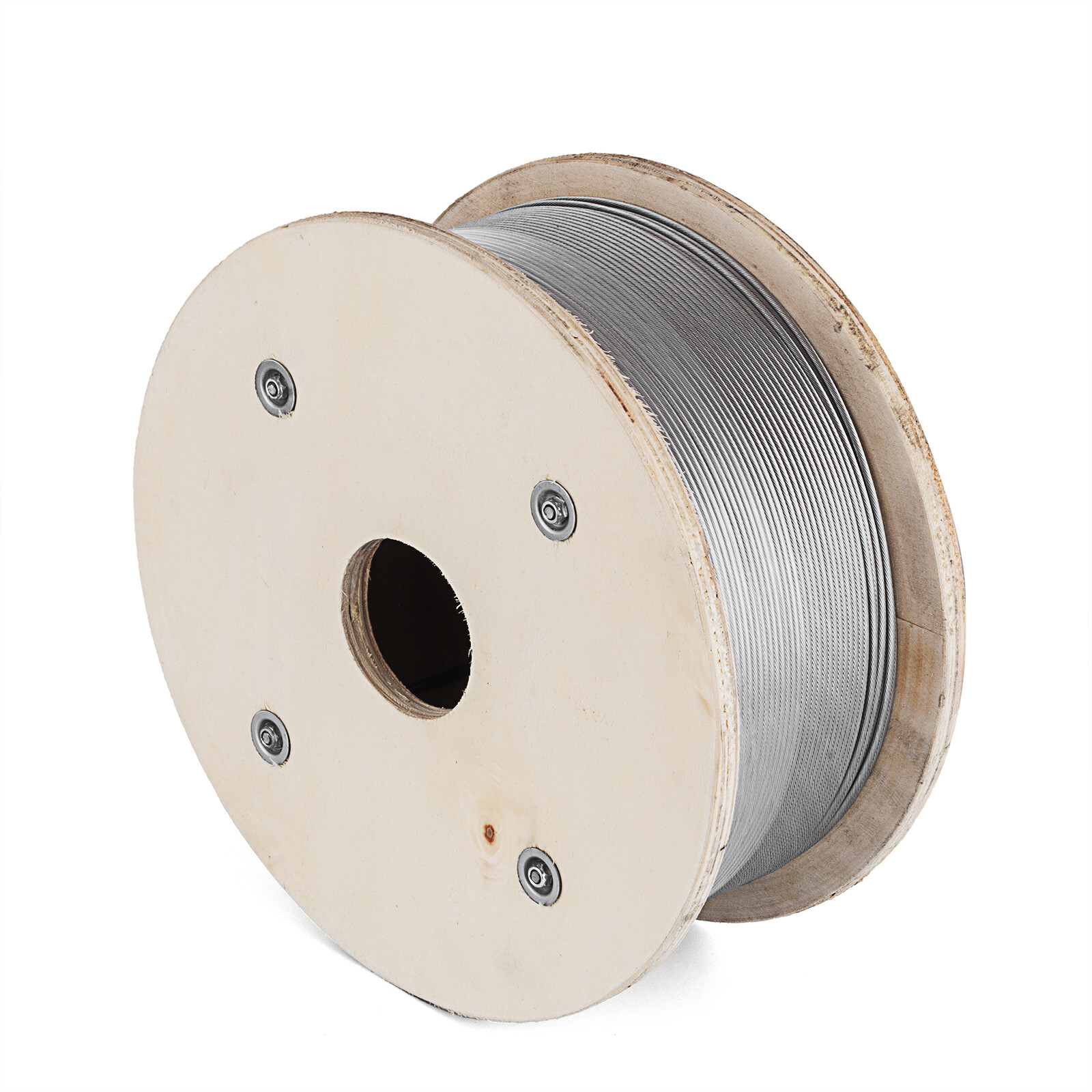  1000ft T316 Stainless Steel Cable Railing Kit Aircraft Wire Rope, 1/8", 1x19