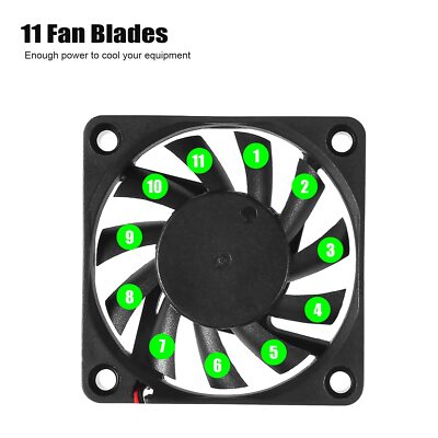 4pcs 6010 Brushless DC Cooling Fan Big Airflow Fan for Cooling PC Computer Ca...