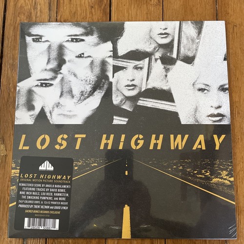 洋楽 Nine Inch Nails Lost Highway NEW! Lost Highway Soundtrack OOS Ltd Ed Yellow Black Splatter Nine Inch