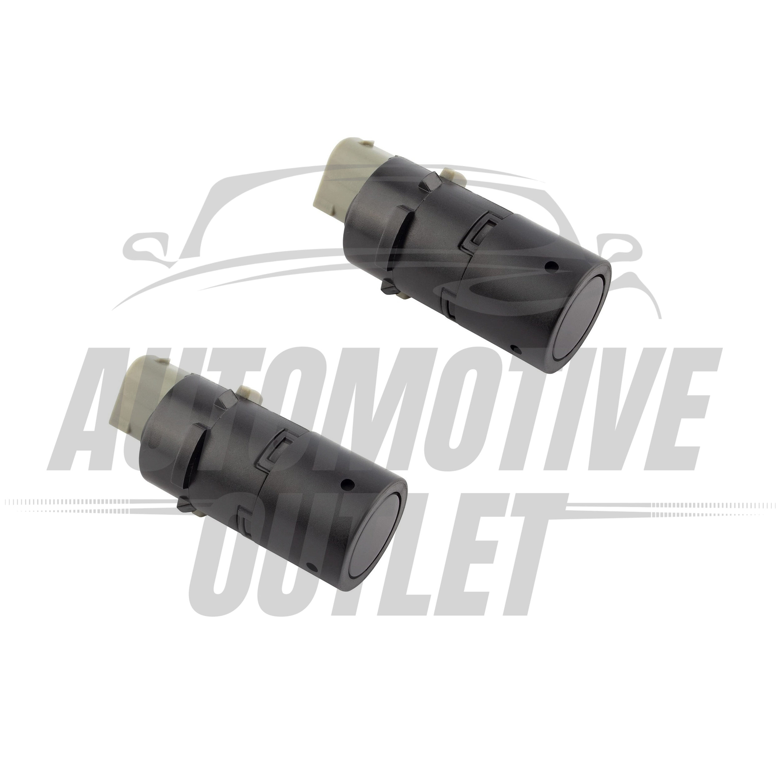 2x PARKING SENSOR  BLACK FRONT REAR FOR BMW E39 E46 E60 E61 E65 E66 X3 E83 E53 2