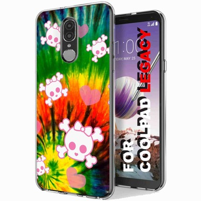 Total Guard Cover Case For Coolpad Legacy, Tie Dye Skull, USA Print