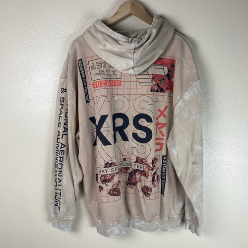Hyper Space NASA XRS Suzaku Mens XL Graphic Hoodie