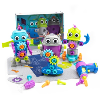 Drill Robot Workshop - Preschool Building Toys for Boys and Girls Ages 3+