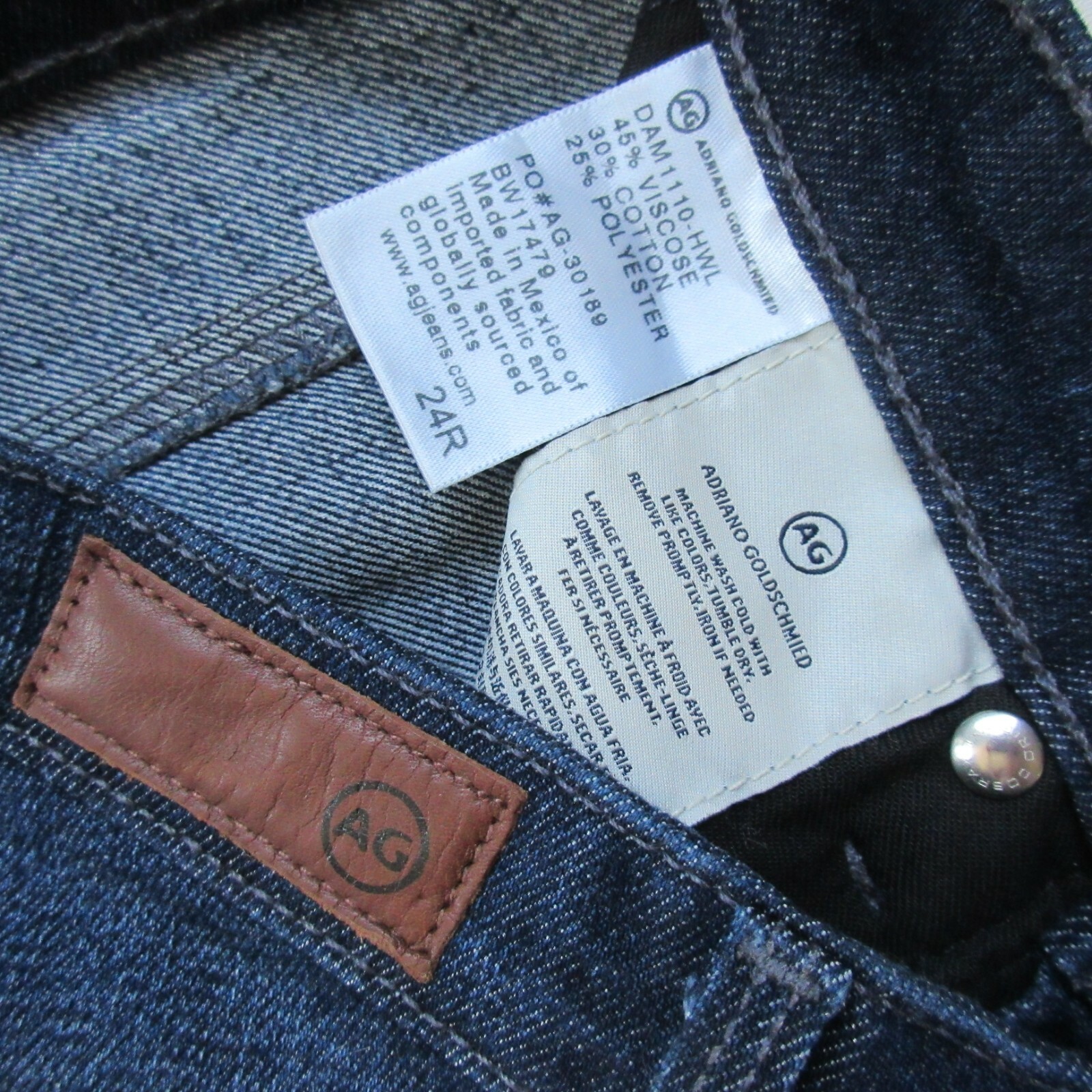 Джинсы NWT Adriano Goldschmied AG Jeans 