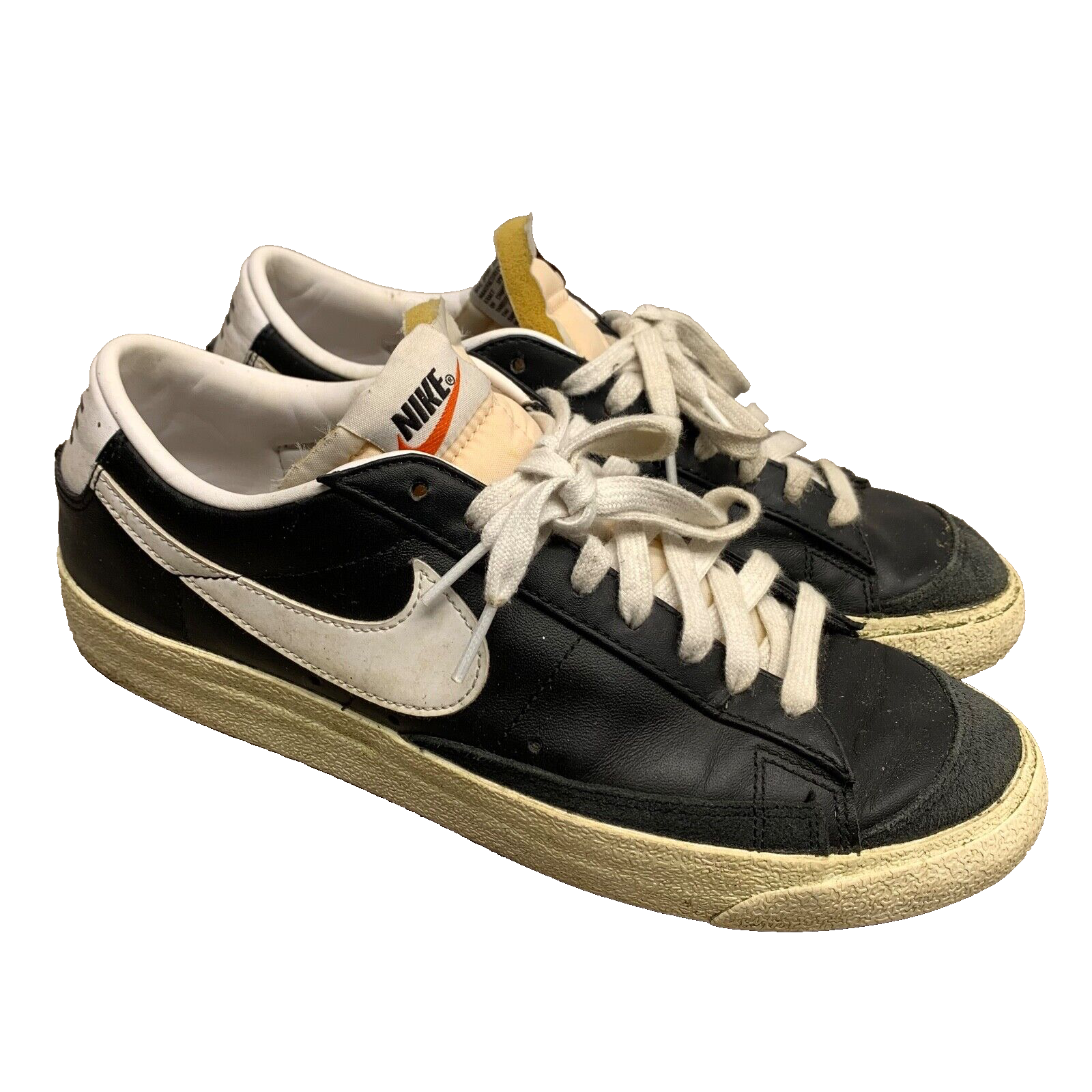 Nike Blazer Low '77 VNTG Black White Sneakers Shoes DA6364