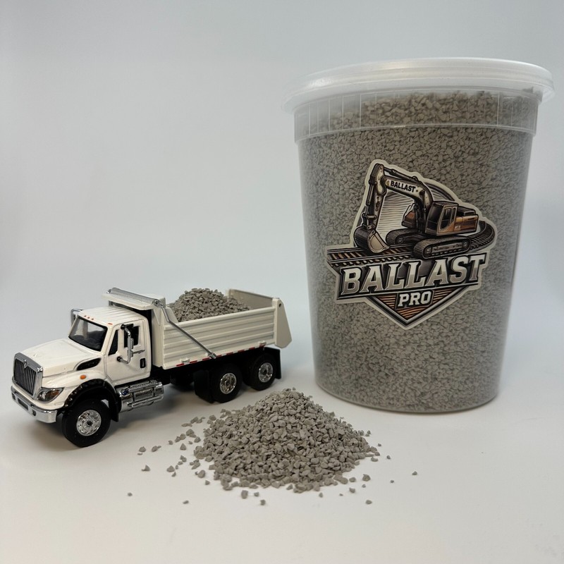 DIECAST CONSTRUCTION MODEL DIORAMA - LIGHT GRAY LIMESTONE GRAVEL MEDIUM