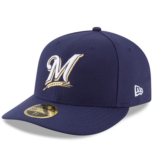 [70360650] Мужские New Era MLB Milwaukee Brewers 2017 Low Profile Authentic 5950