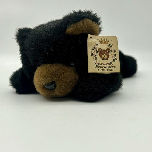 Bearington Collection Bart Black Bear Teddy Plush Smoky Moun