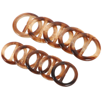 20PCS Resin Scarf Rings T Shirt Clip Neckerchief Holder Scarf Clips Random Color