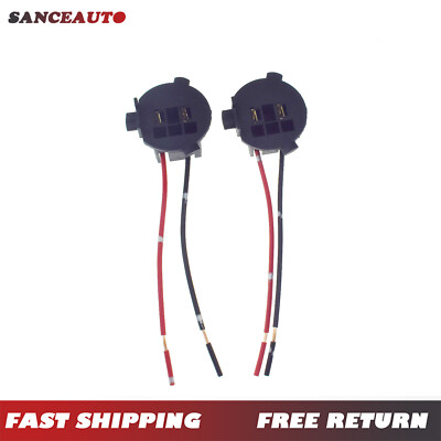 2PC H7 Headlight Bulb Socket Retainer Holder Adapters For Hyundai Veloster 12-18