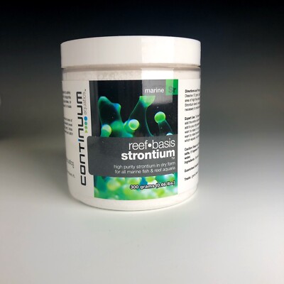 Continuum Aquatics Reef Basis Strontium Powder 300 grams Free USA Shipping